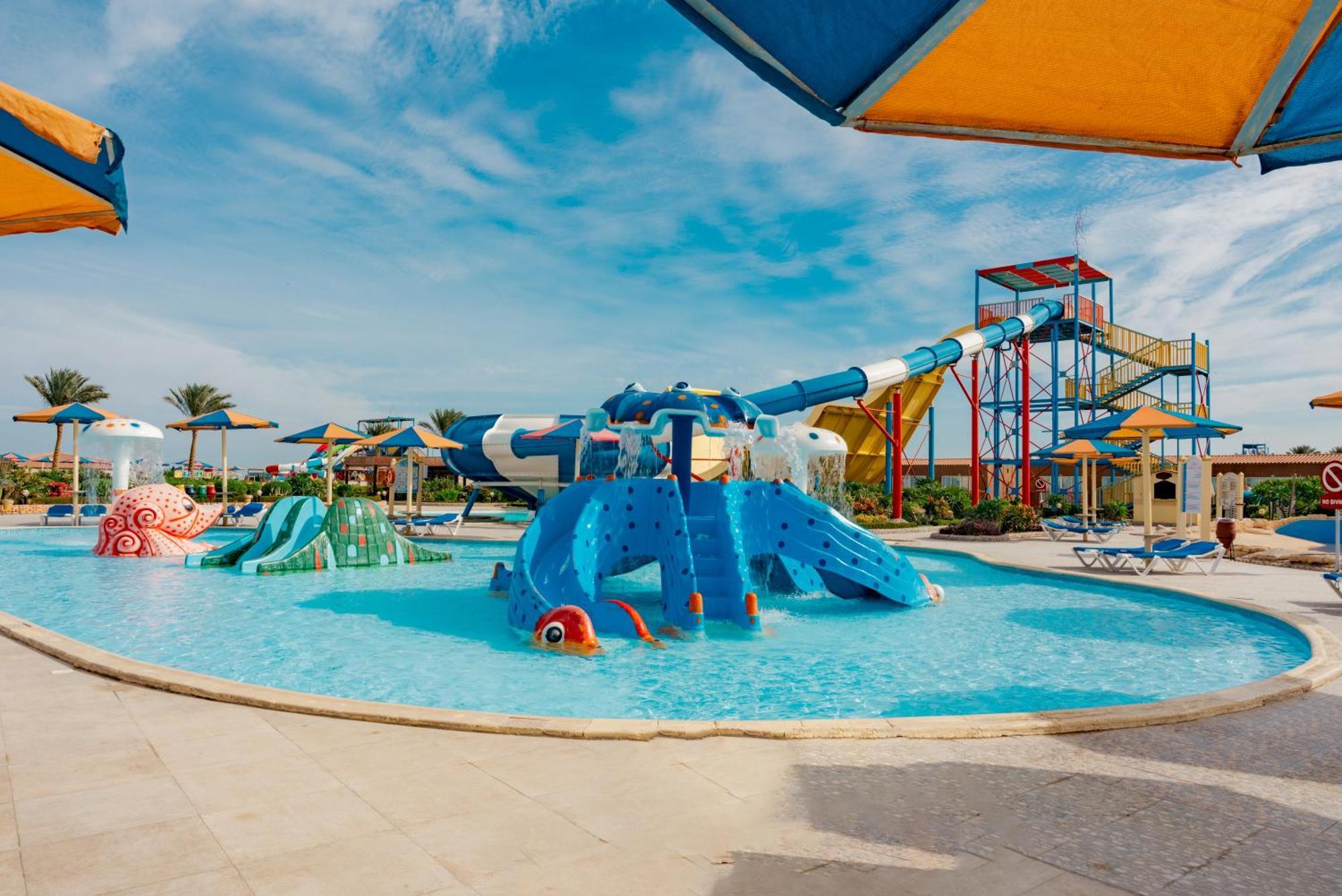 Sunrise Alora Aqua Park Resort Hurghada Bagian luar foto